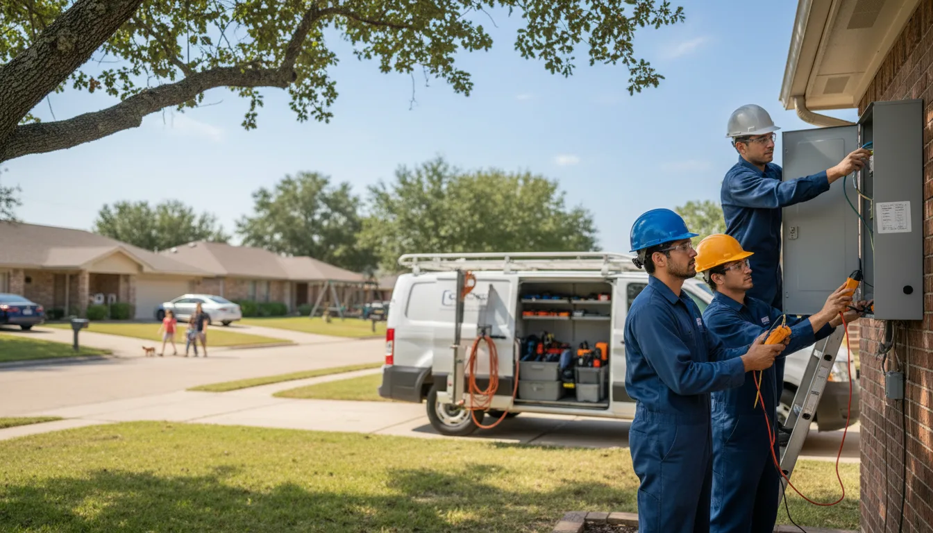 Certified electrician providing emergency electrical services in Rock, KS